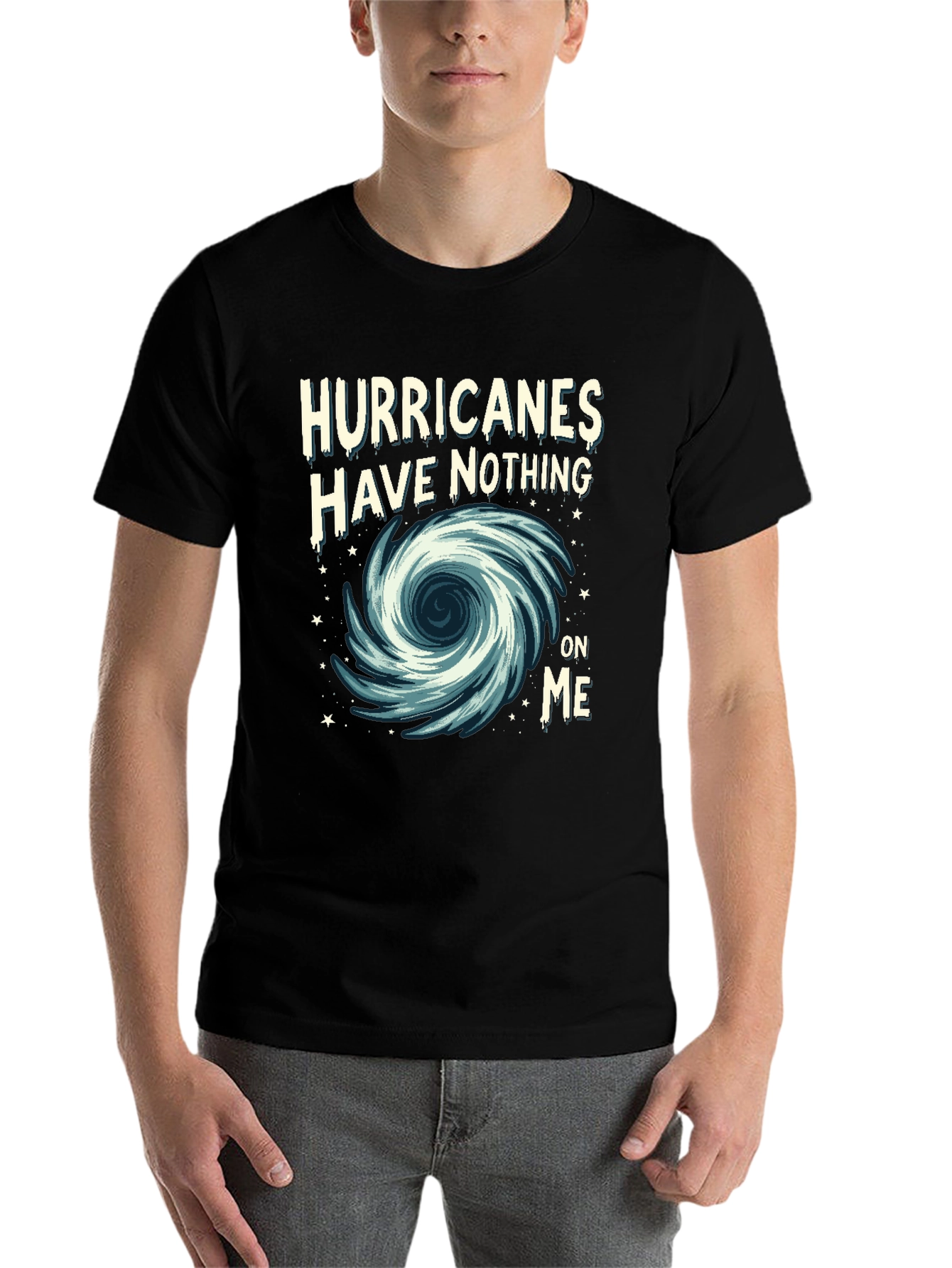 Black Hurricanes Have Nothing On Me Graphic Tee view 7