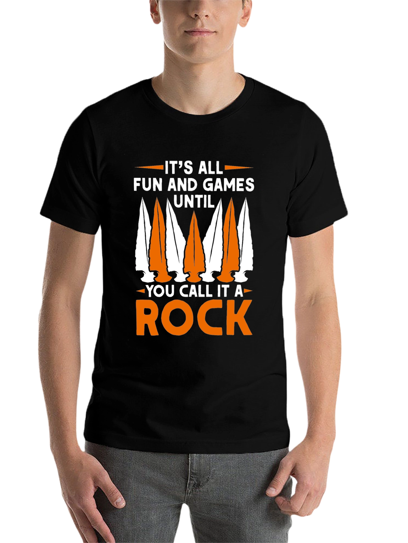 Black It's All Fun and Games T-Shirt view 7