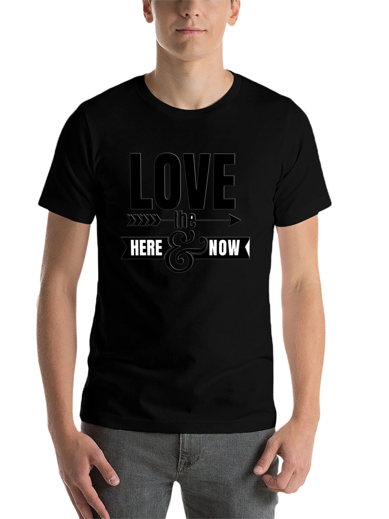 Black Love the Here & Now Graphic Tee view 7