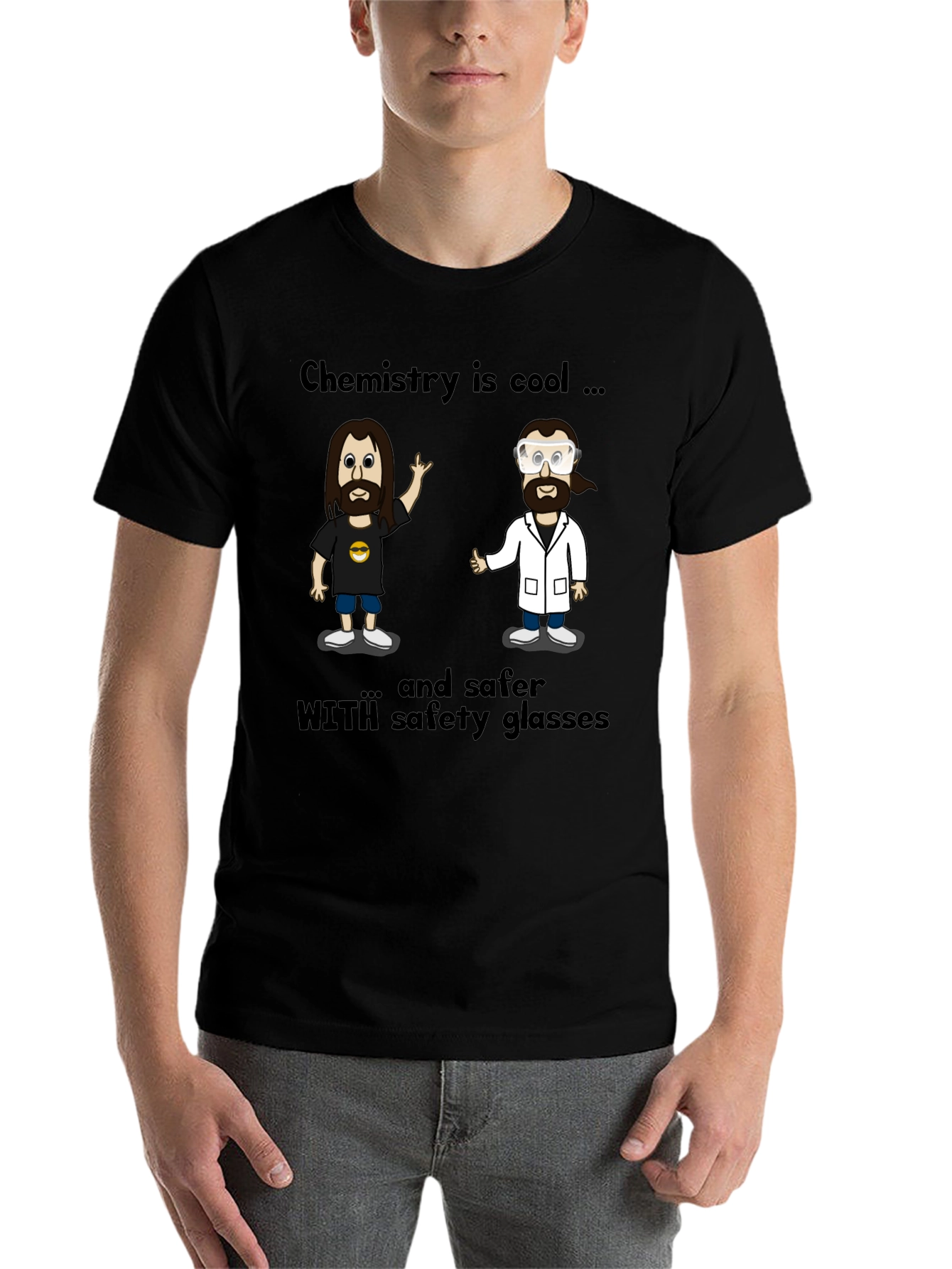 Black Chemistry is Cool T-Shirt view 7