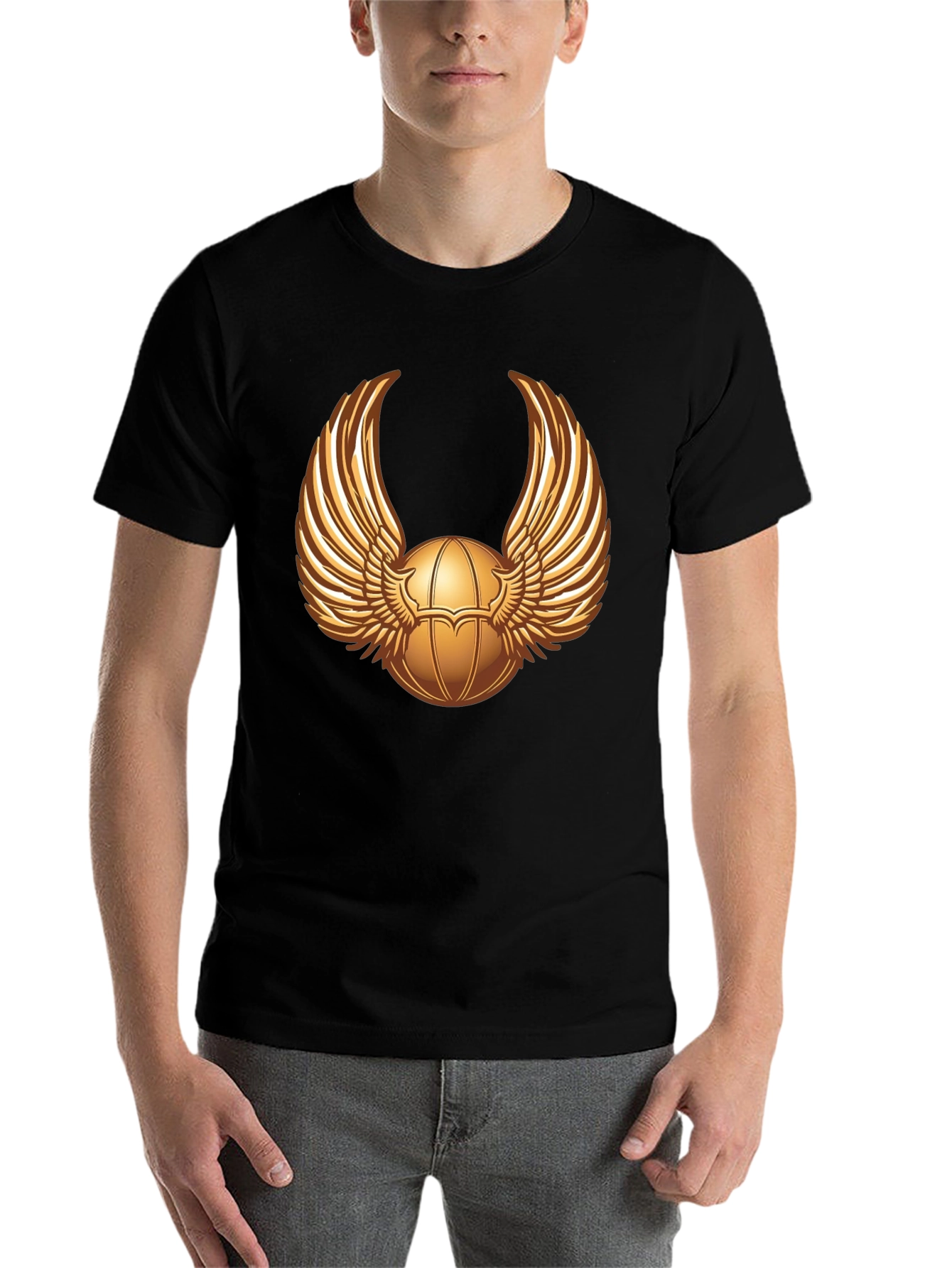 Black Winged Scarab Graphic Tee - Premium Cotton view 7