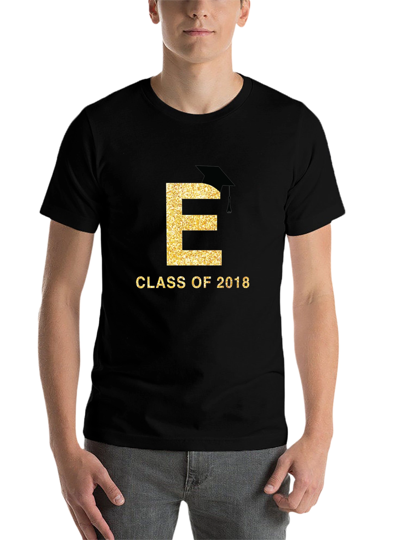 Black Class of 2018 Graduation T-Shirt view 7