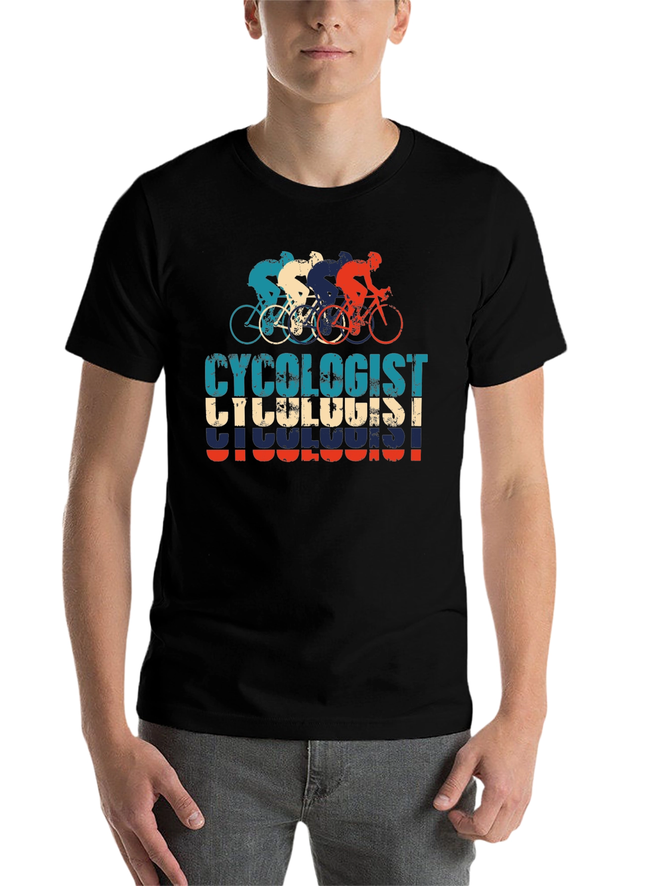 Cycologist T-Shirt - Vintage Style Cycling Tee - 7