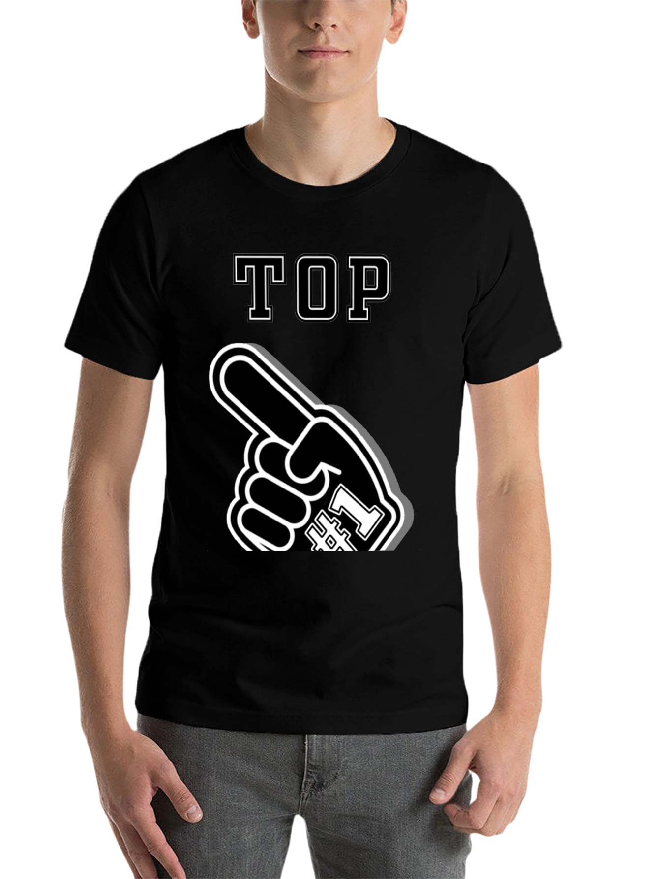 Black Top #1 Fan T-Shirt - Novelty Apparel view 7
