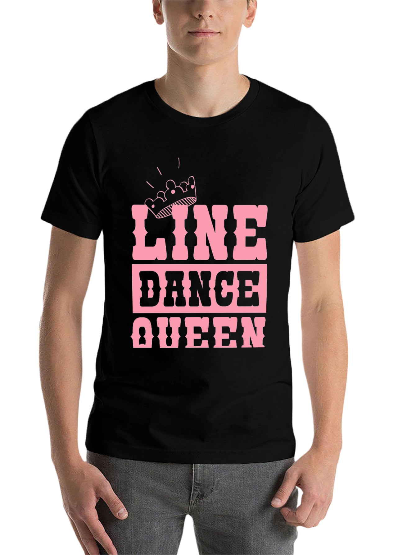 Black Line Dance Queen T-Shirt view 7