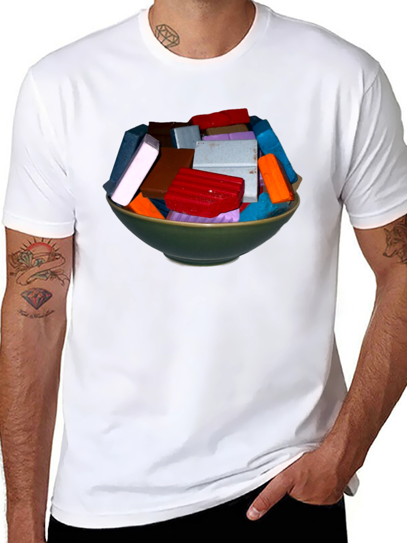 Black Bowl of Soap T-Shirt view 8