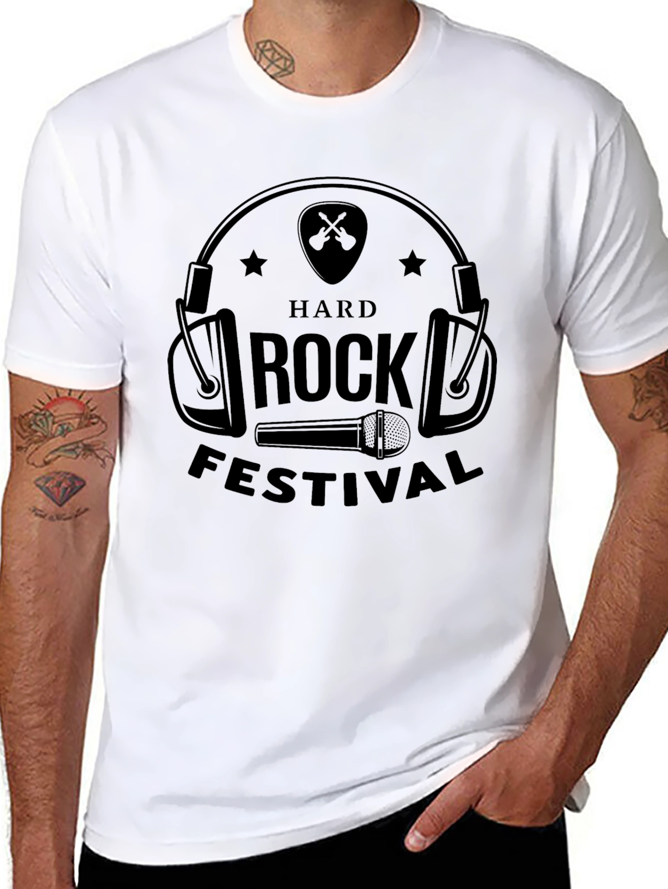 Black Hard Rock Festival T-Shirt view 8