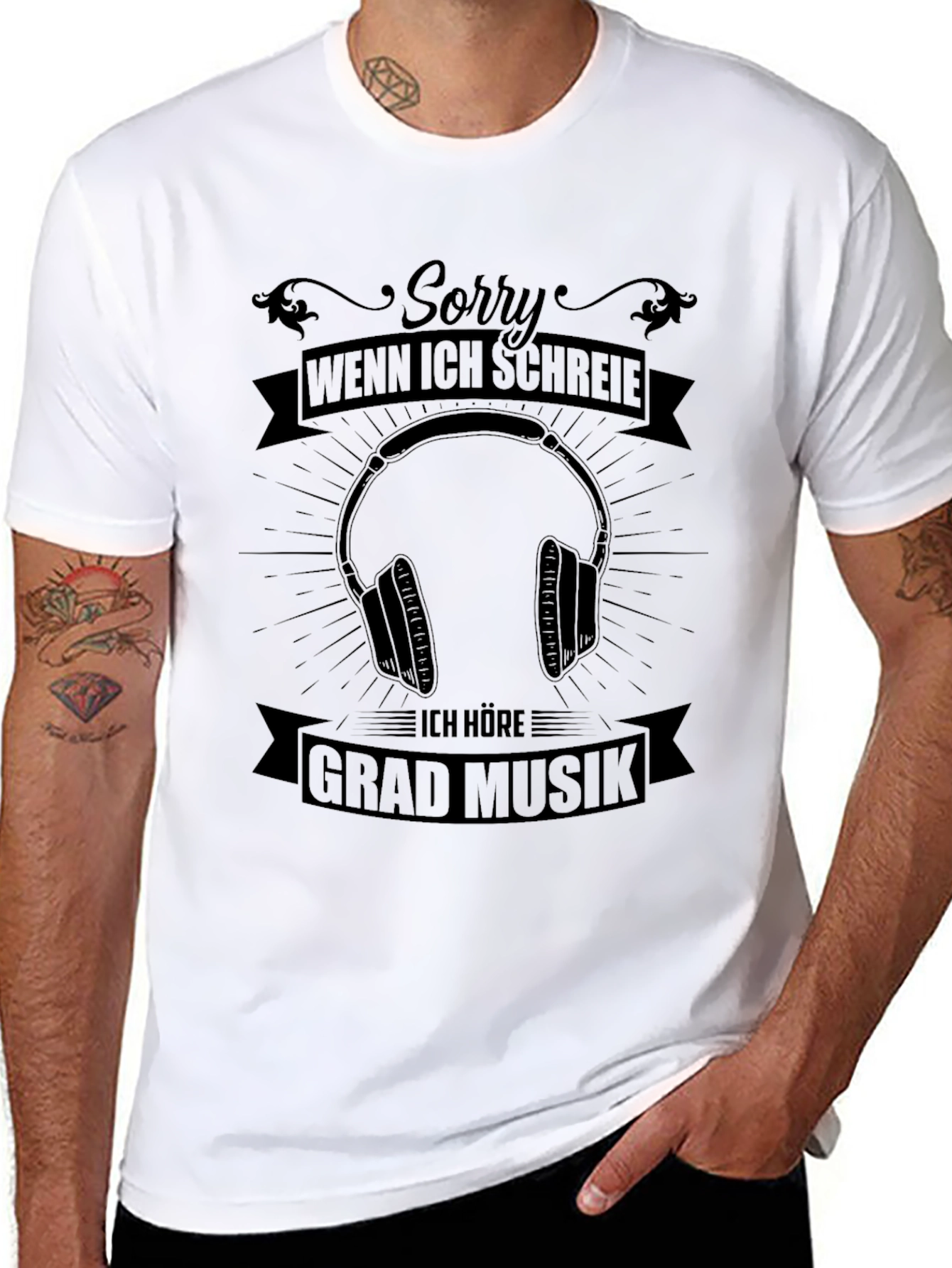 Black Music Lover Tee: Sorry When I Scream, I'm Listening to Music view 8