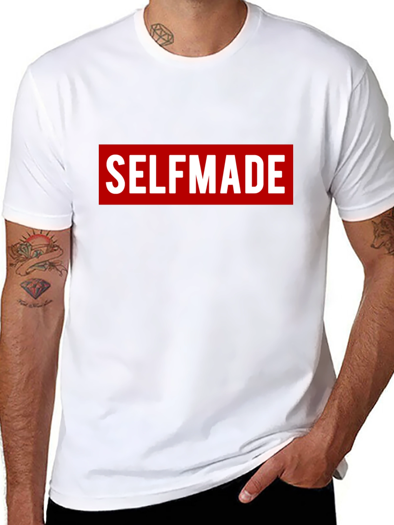 Black Selfmade Graphic T-Shirt - Black view 8