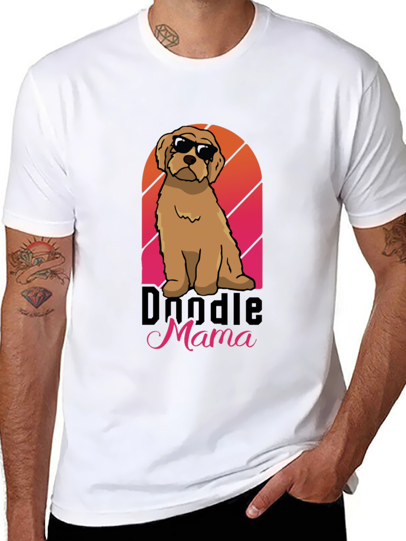 Doodle Mama T-Shirt - Cute Dog Lover Tee - 8