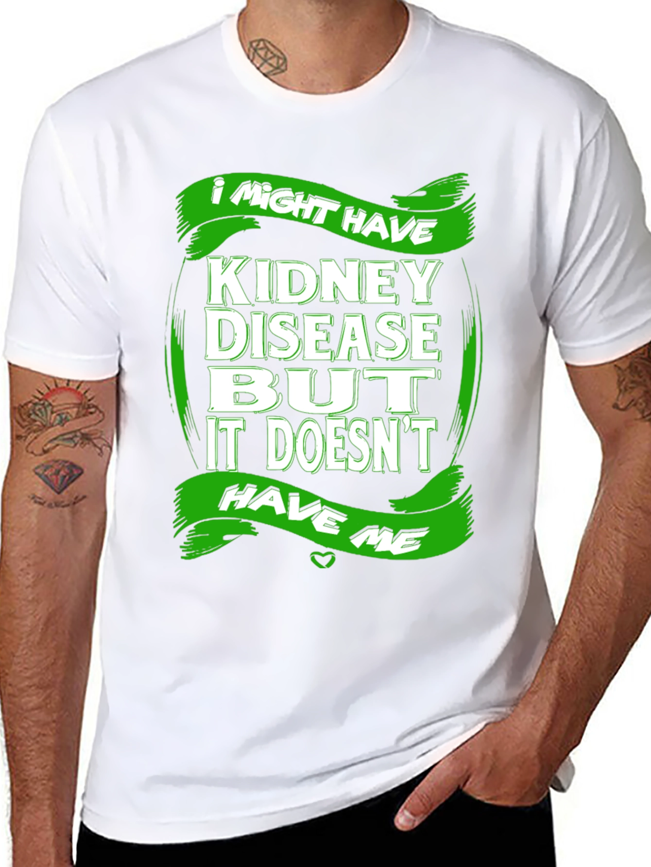 Black Kidney Disease Awareness T-Shirt - I Might Have view 8