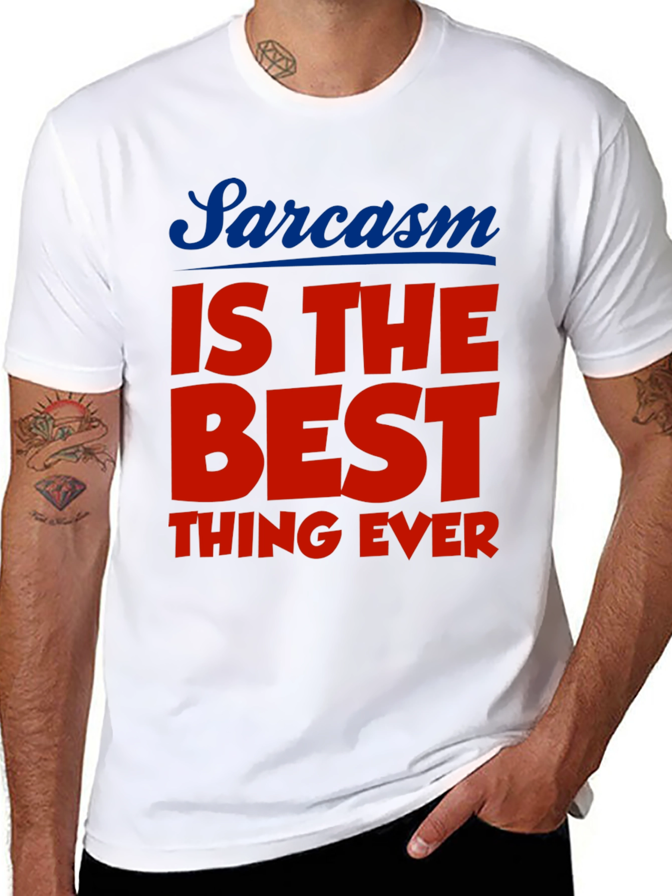 Black Sarcasm is the Best Thing Ever T-Shirt view 8