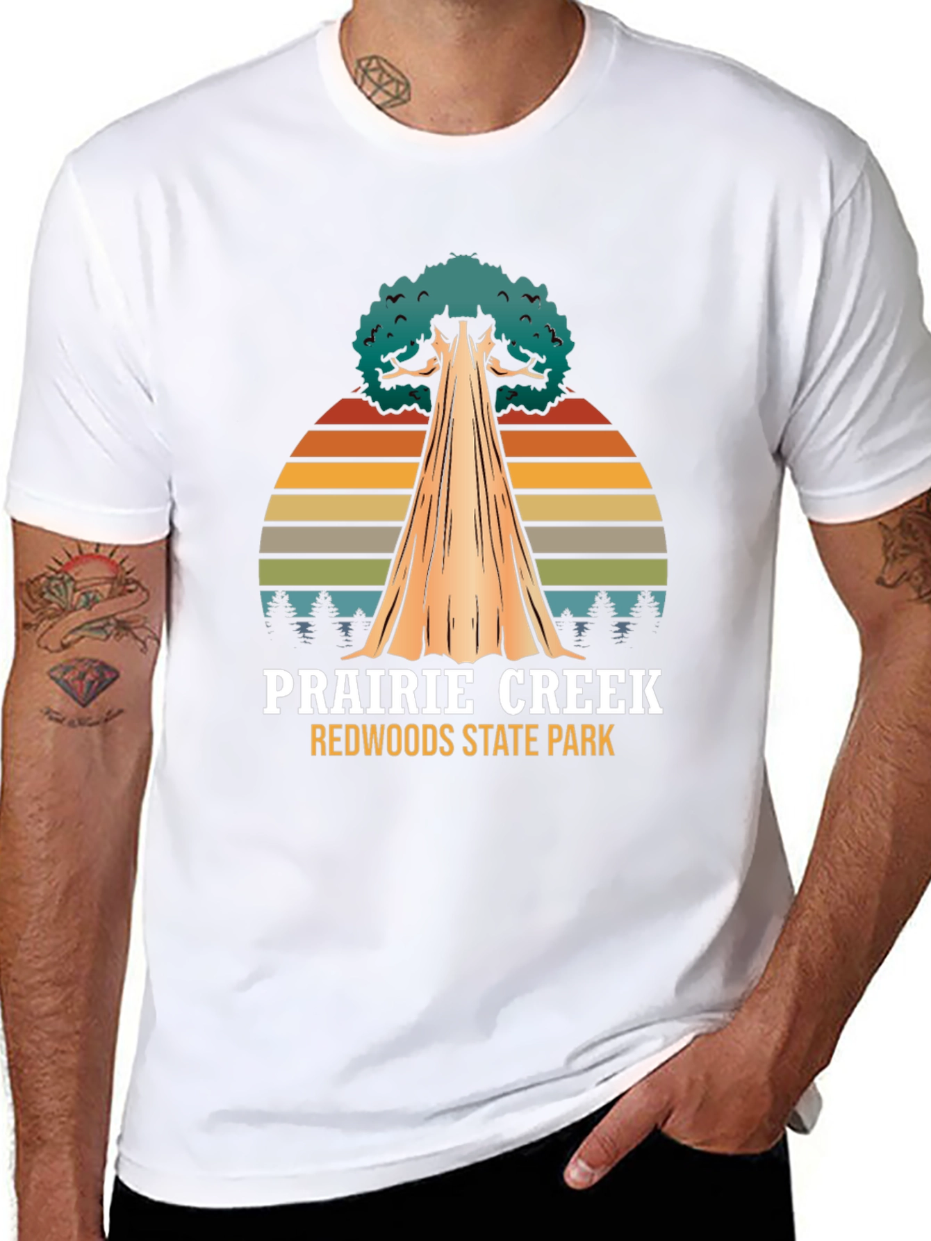Black Prairie Creek Redwoods State Park T-Shirt view 8