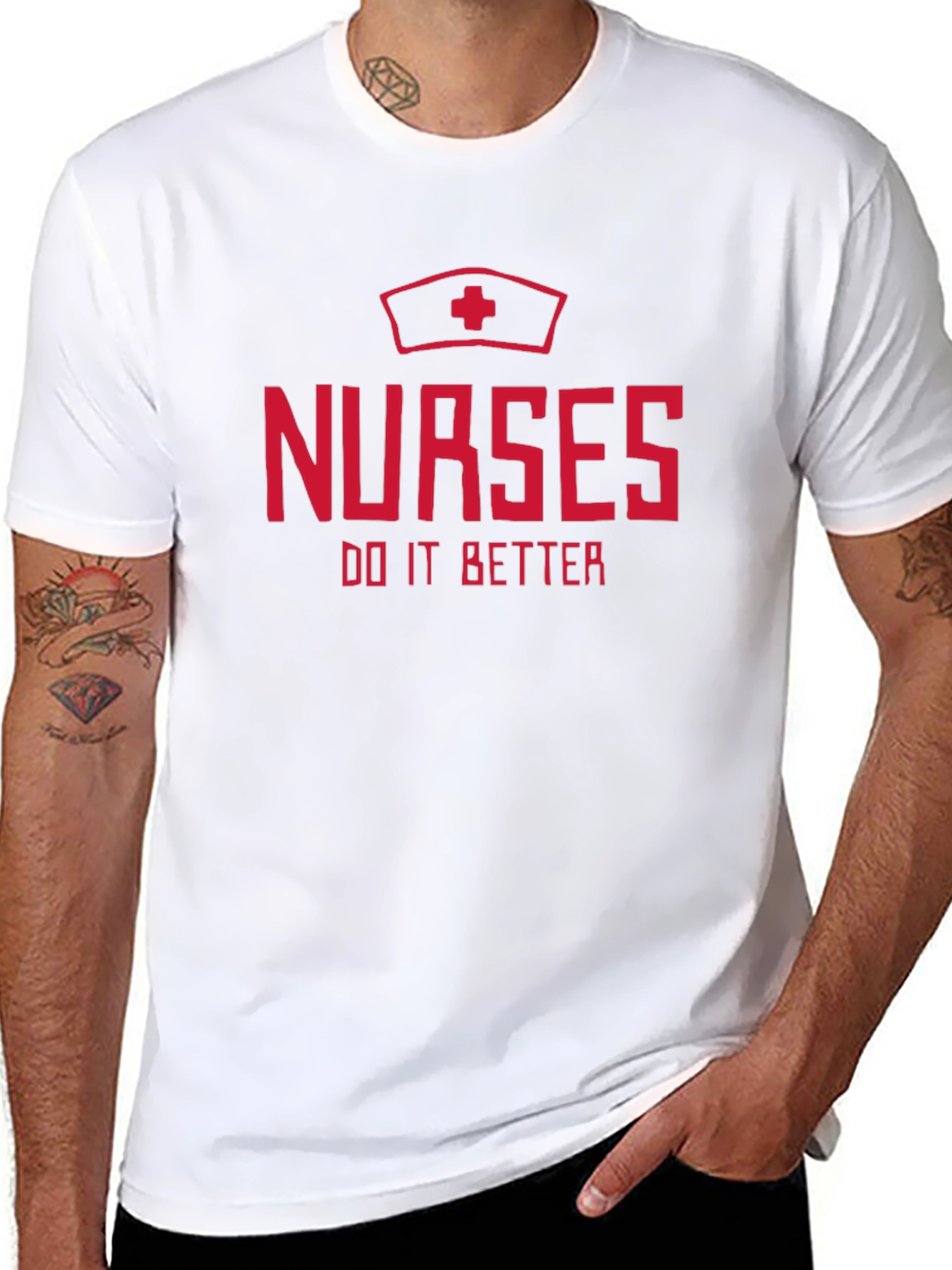 Black Nurses Do It Better T-Shirt - Nurse Apparel view 8