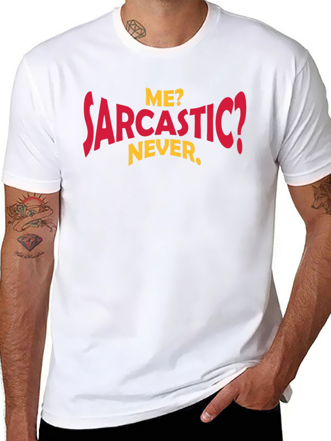 Black Funny Sarcastic Humor Graphic Tee view 8