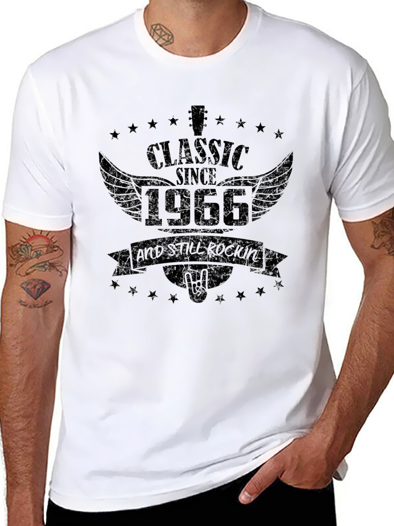 Black Classic Since 1966 Graphic T-Shirt view 8