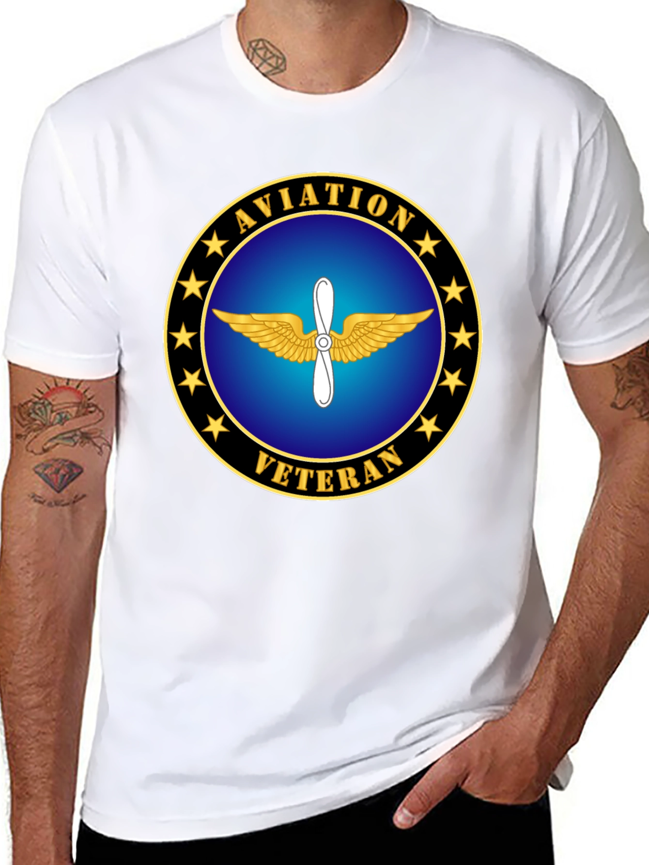 Aviation Veteran Graphic T-Shirt - 8