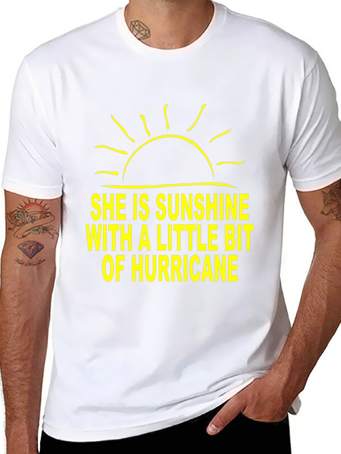 Black Sunshine Hurricane T-Shirt view 8