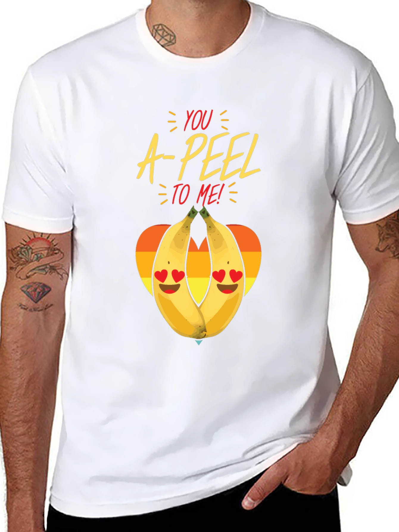 Black You A-PEEL to Me! Graphic T-Shirt view 8