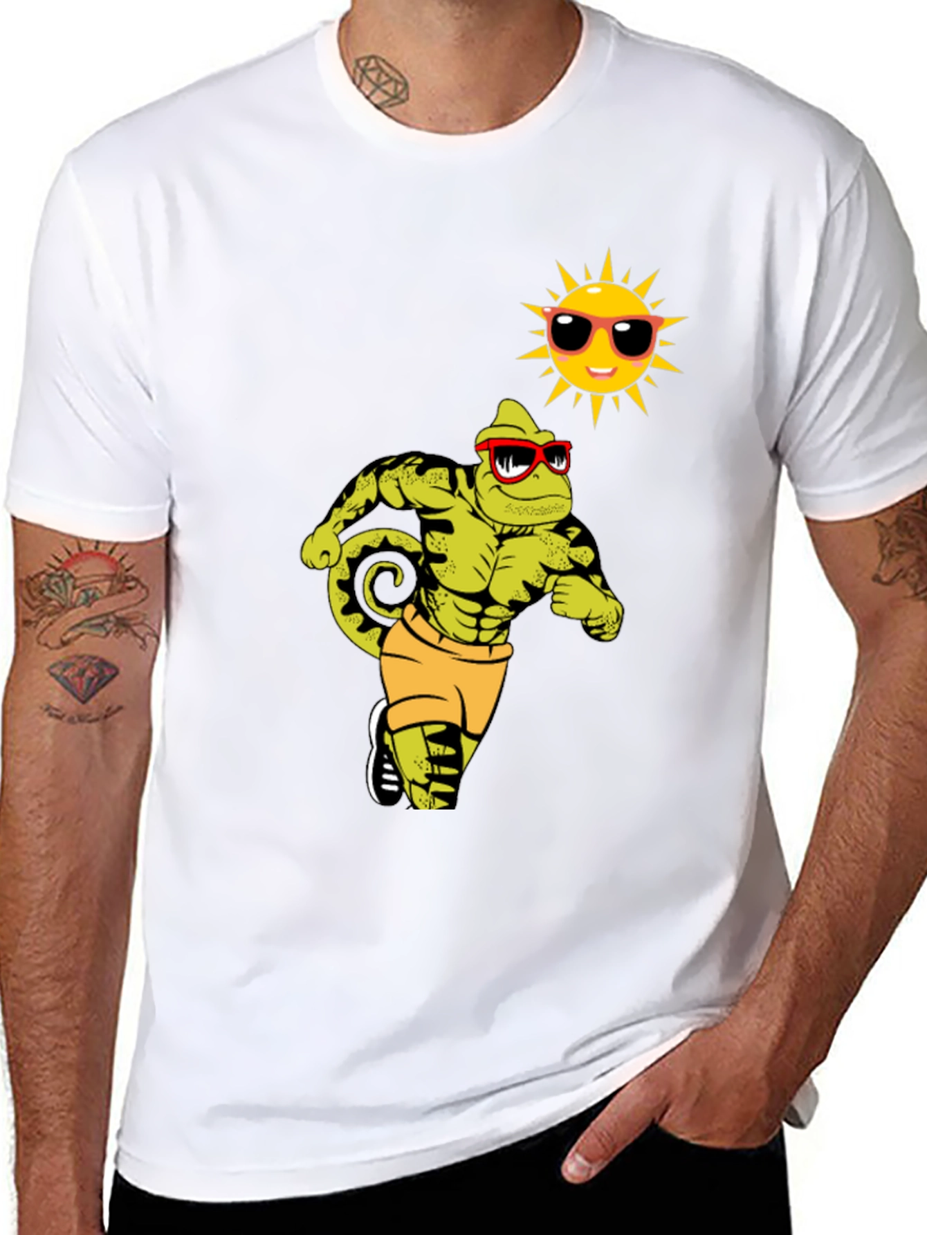 Black Turtle Power Graphic Tee view 8