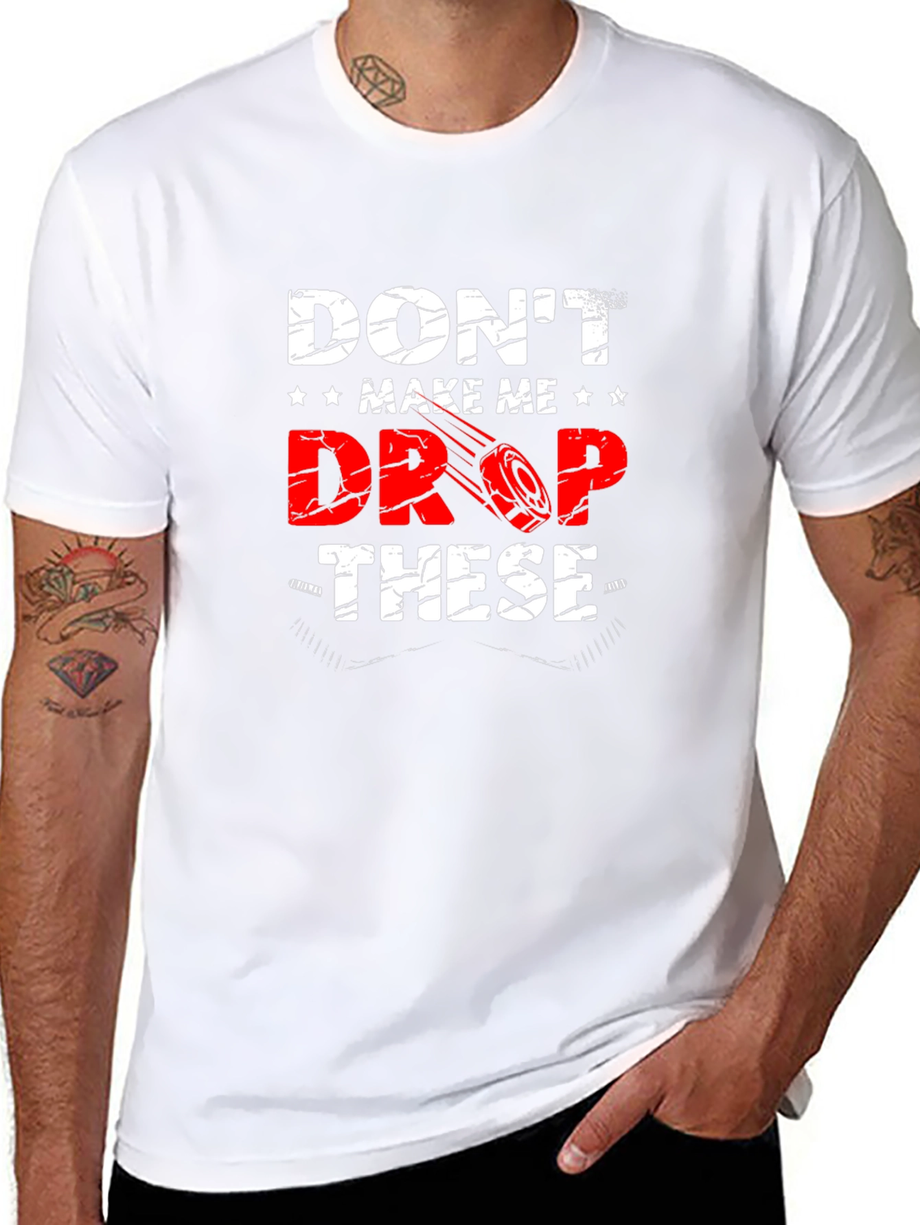 Black Don't Make Me Drop These - Shooting T-Shirt view 8