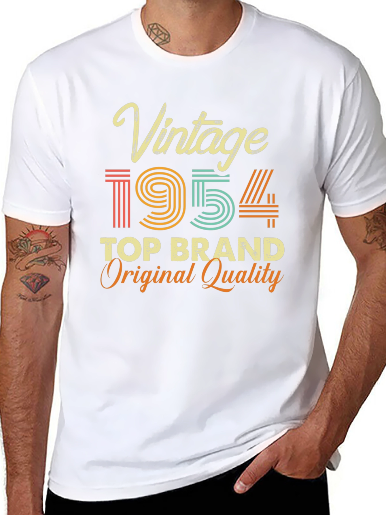 Black Vintage 1954 T-Shirt, Top Brand Original Quality view 8