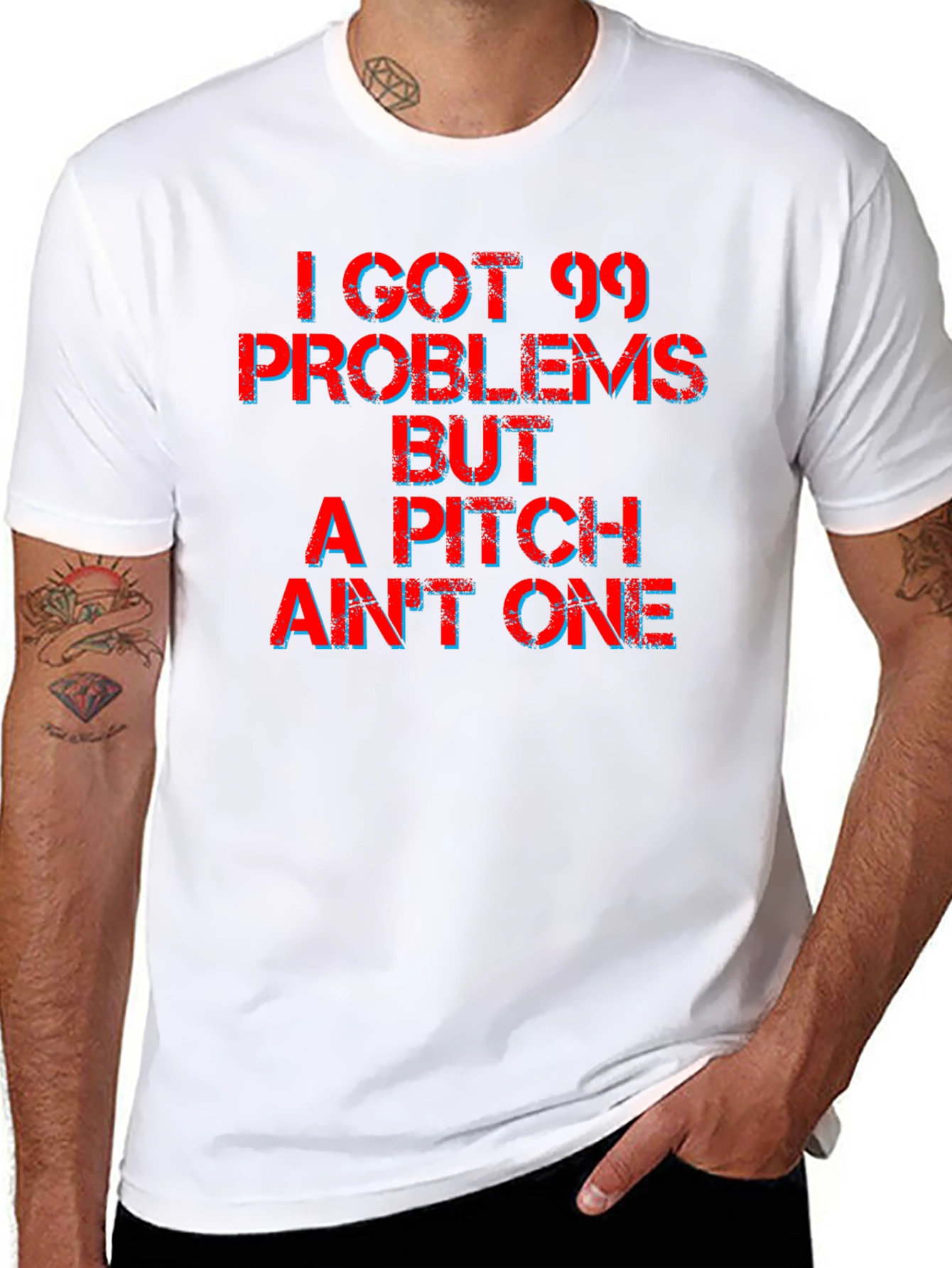 Black 99 Problems T-Shirt - Funny Novelty Tee view 8