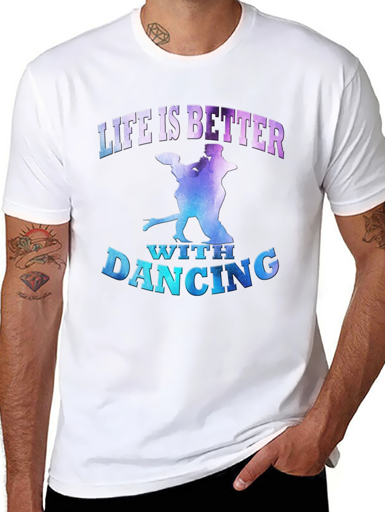 Black Life is Better with Dancing Graphic Tee view 8