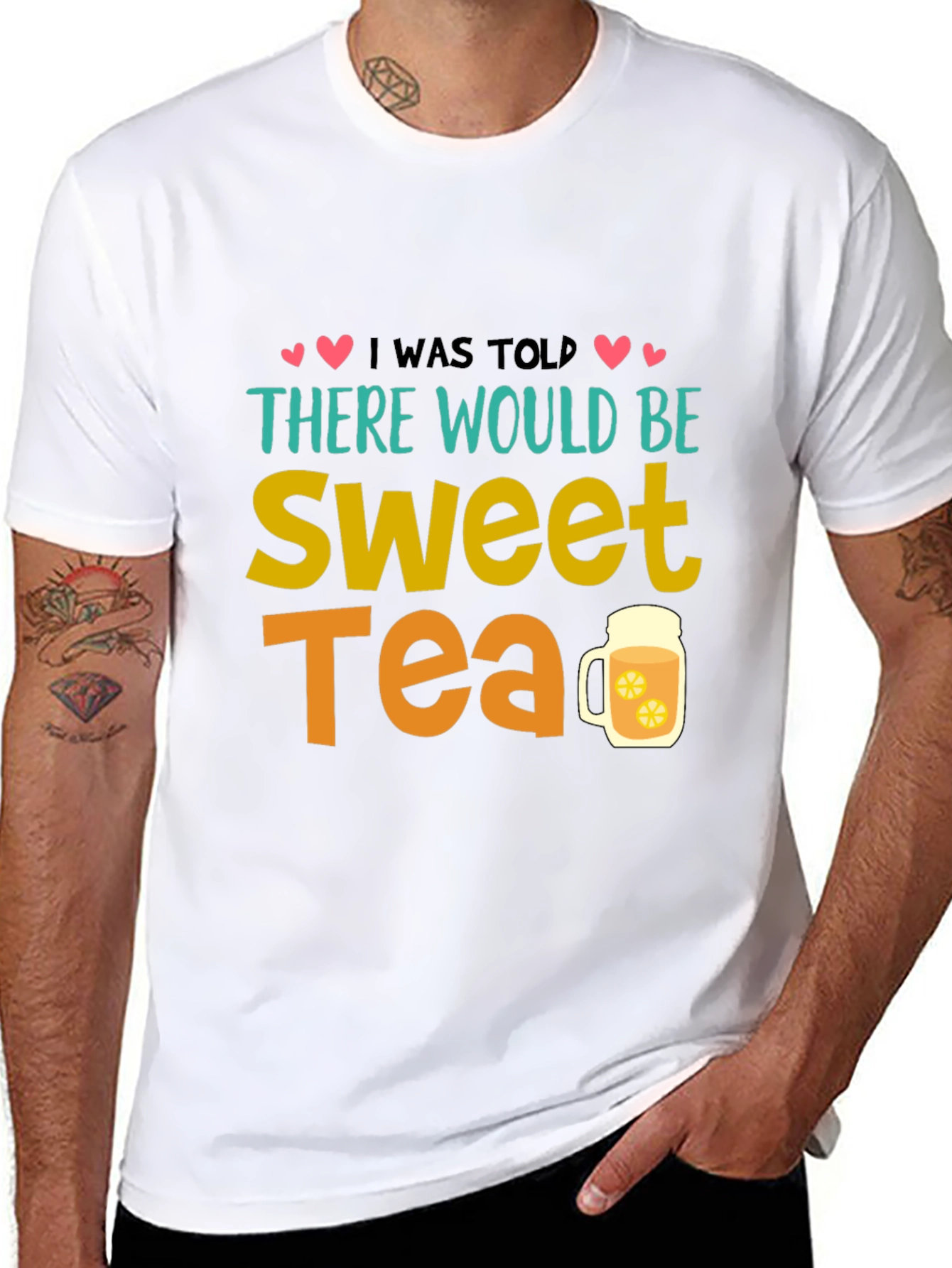 Black Sweet Tea Graphic T-Shirt view 8