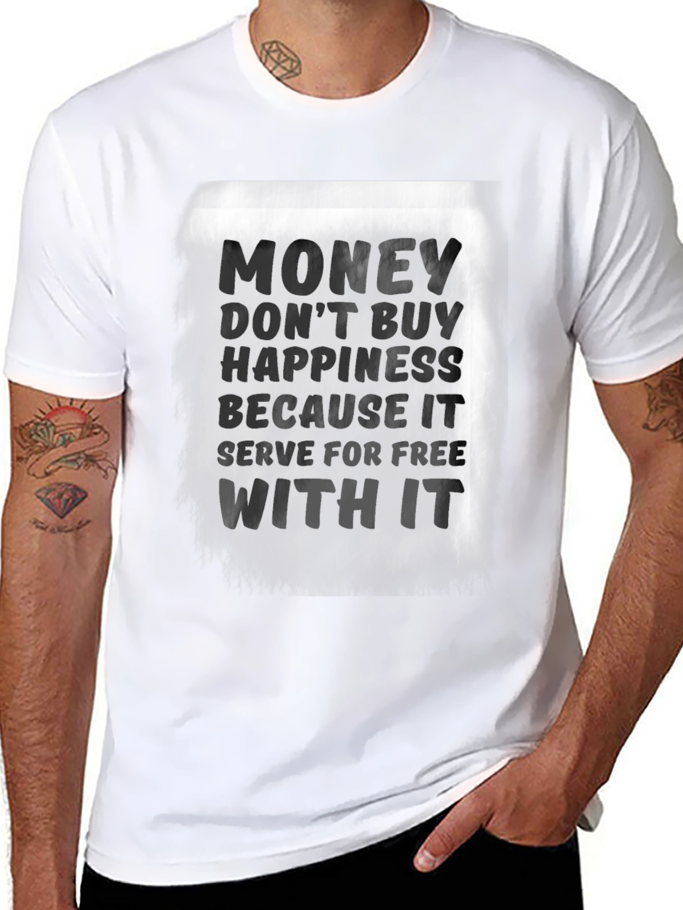 Money Doesn't Buy Happiness T-Shirt - 8