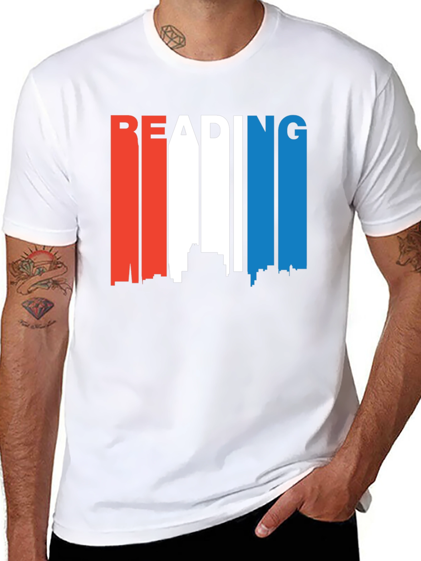 Reading Skyline Graphic Tee - 8