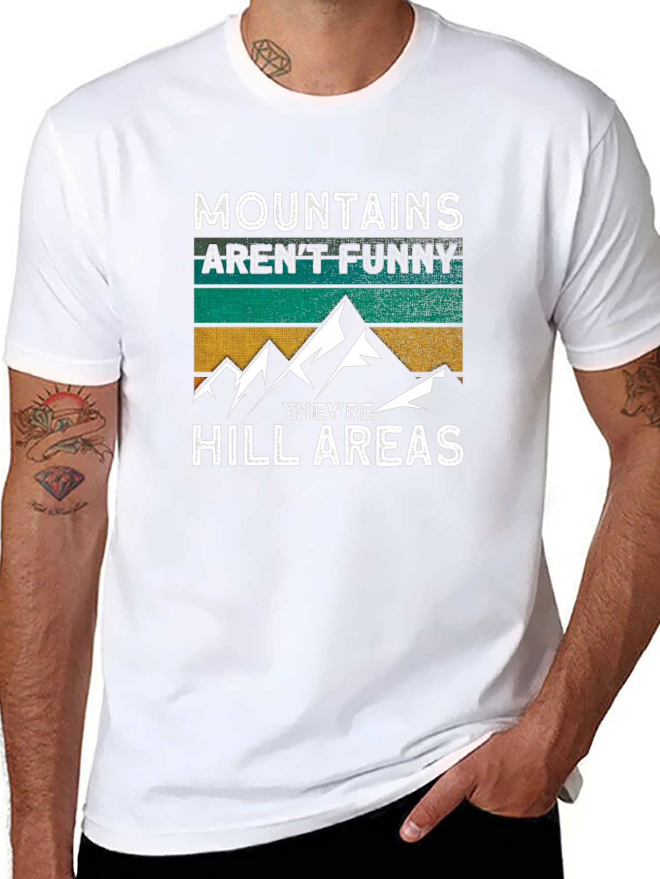 Black Mountains Aren't Funny Graphic Tee view 8