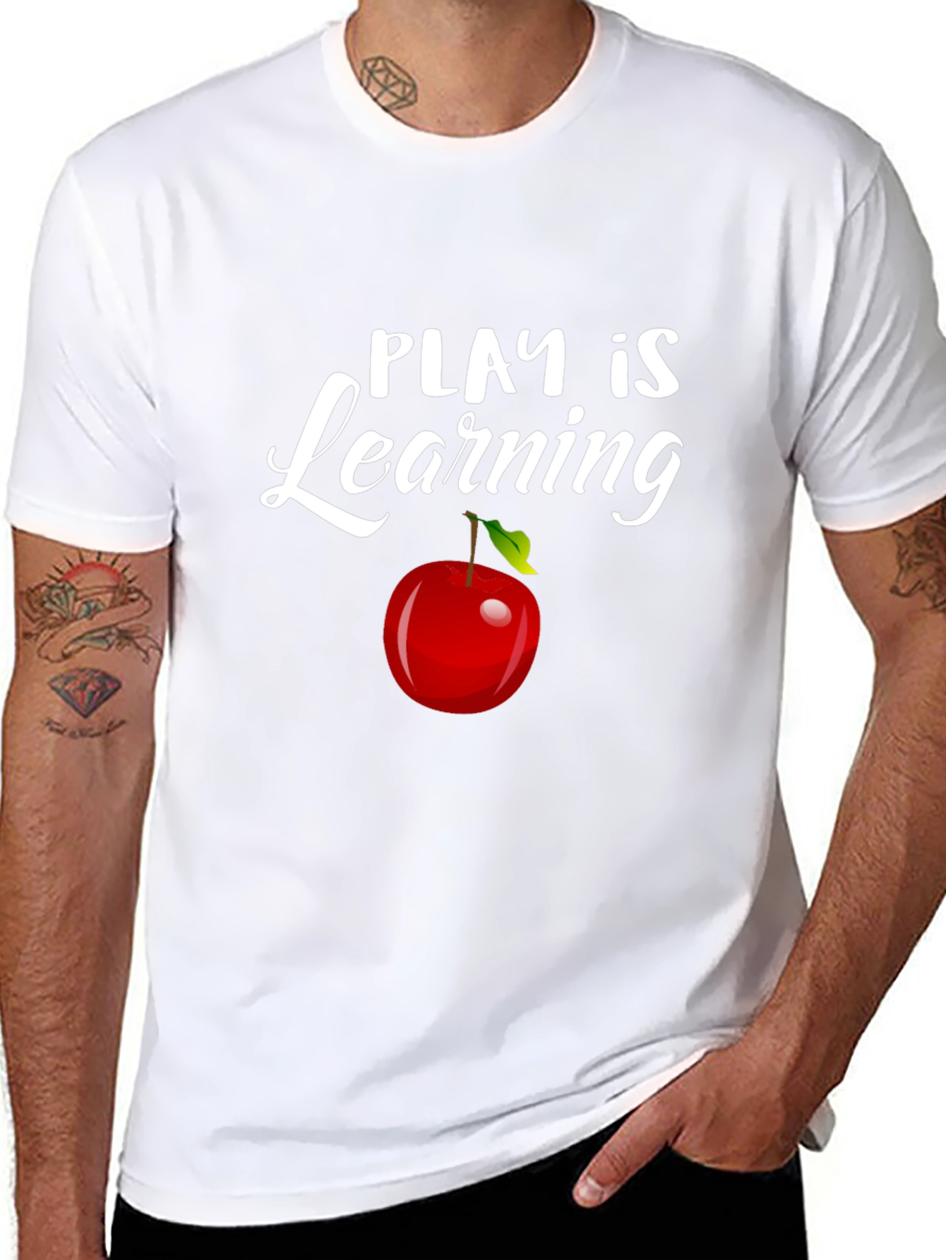 Black Play is Learning T-Shirt - Fun Educational Tee view 8