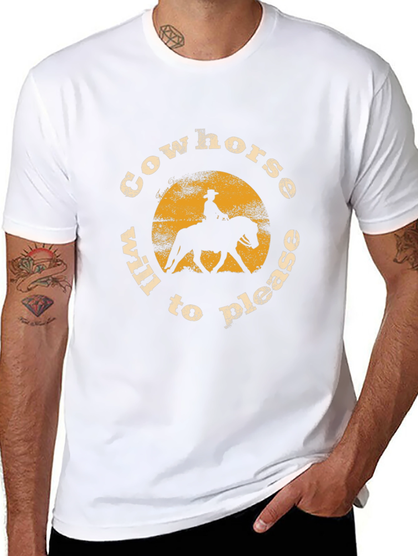 Cowhorse Will To Please Graphic Tee - Unisex - 8