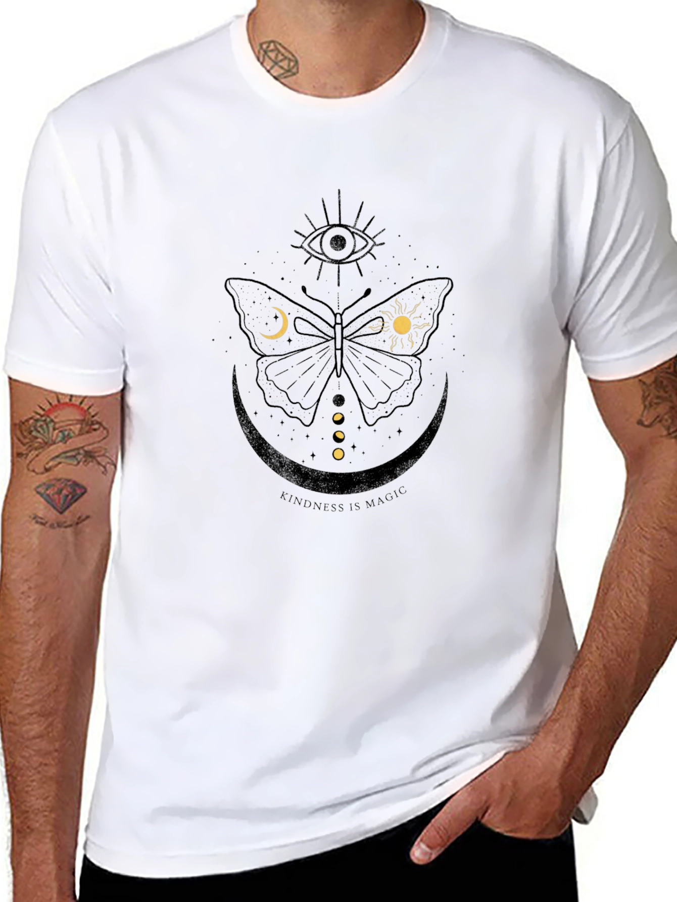 Kindness Is Magic Butterfly Graphic Tee - 8