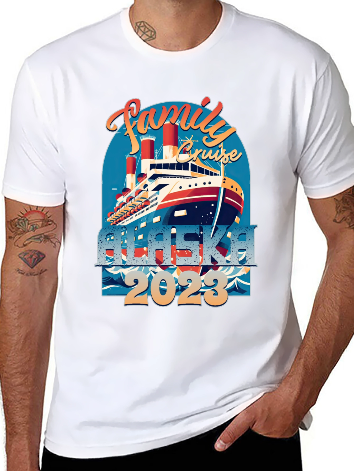 Family Alaska Cruise 2023 T-Shirt - 8
