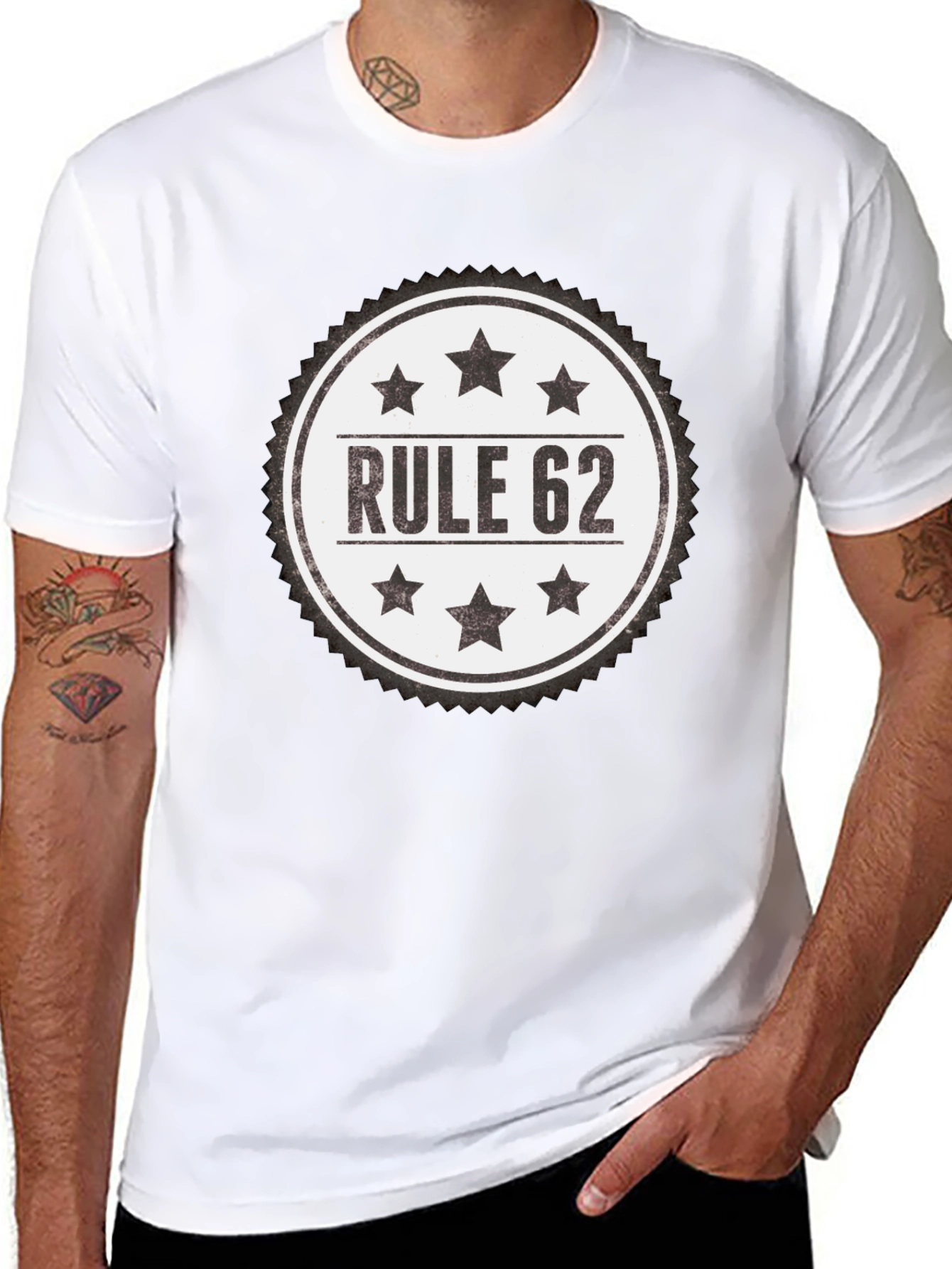 Black Rule 62 Graphic T-Shirt - Relaxed Fit view 8