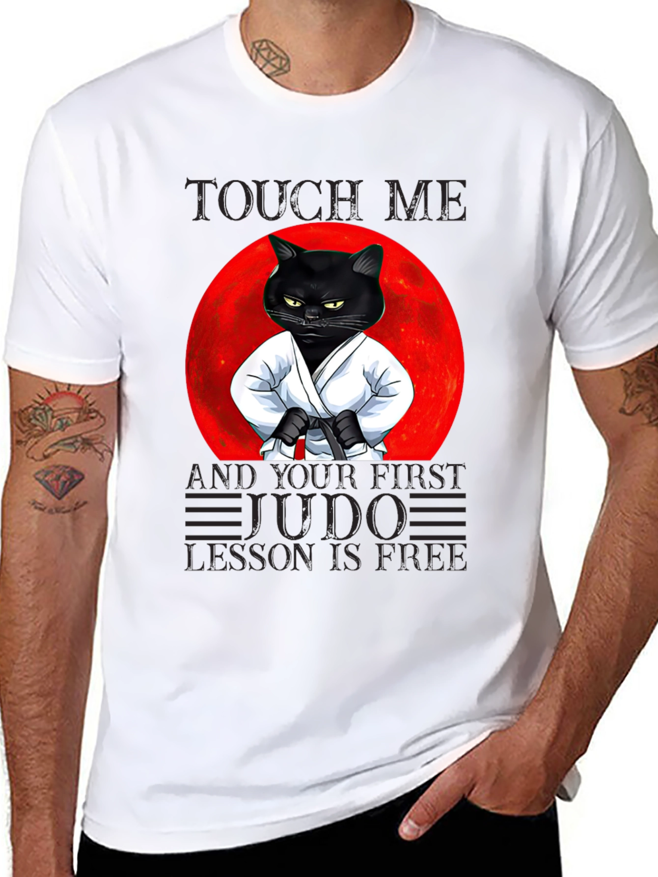Funny Judo Cat T-Shirt - 8