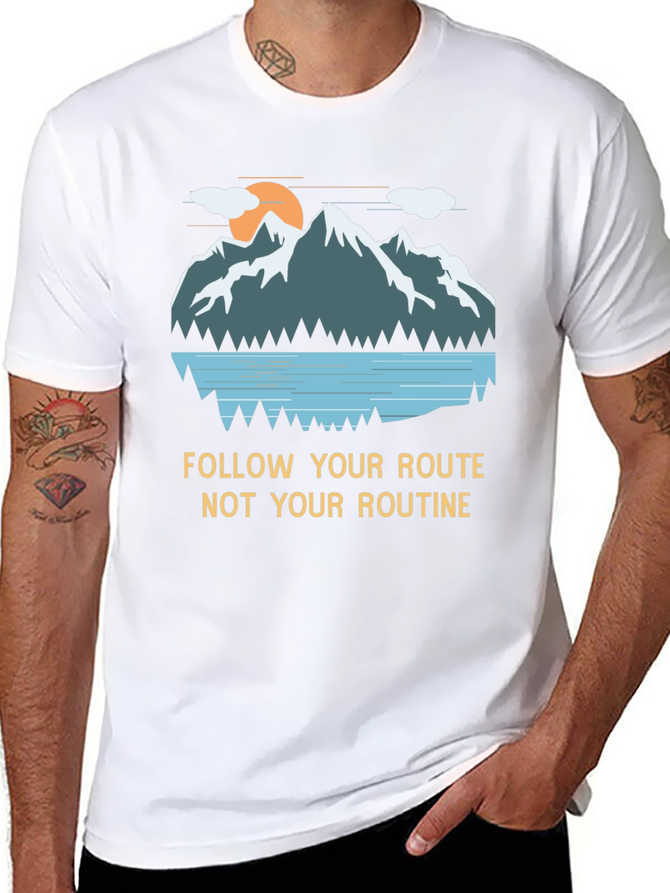 Black Mountain Graphic Tee - Follow Your Route view 8