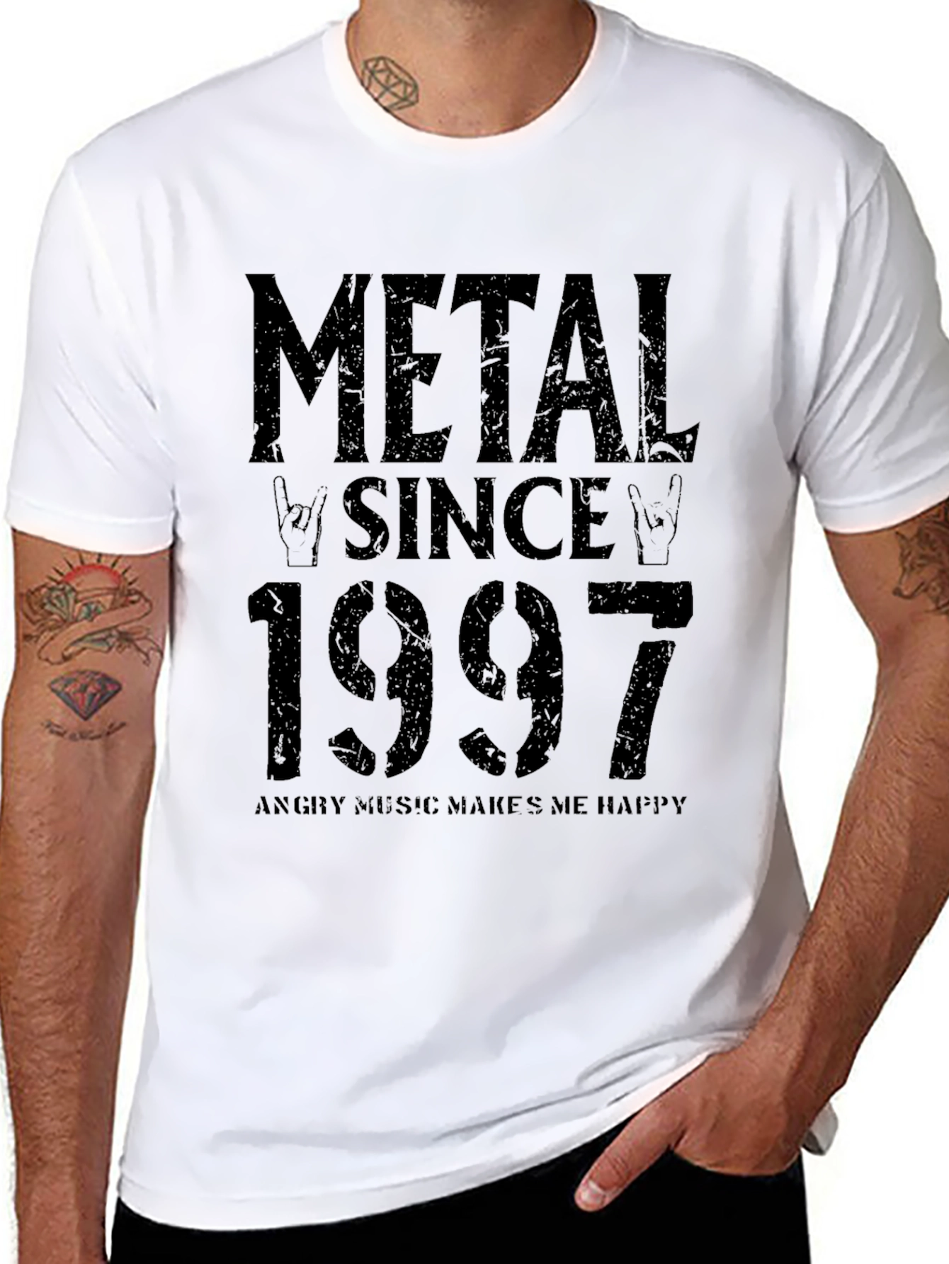 Black Metal Since 1997 Graphic T-Shirt view 8