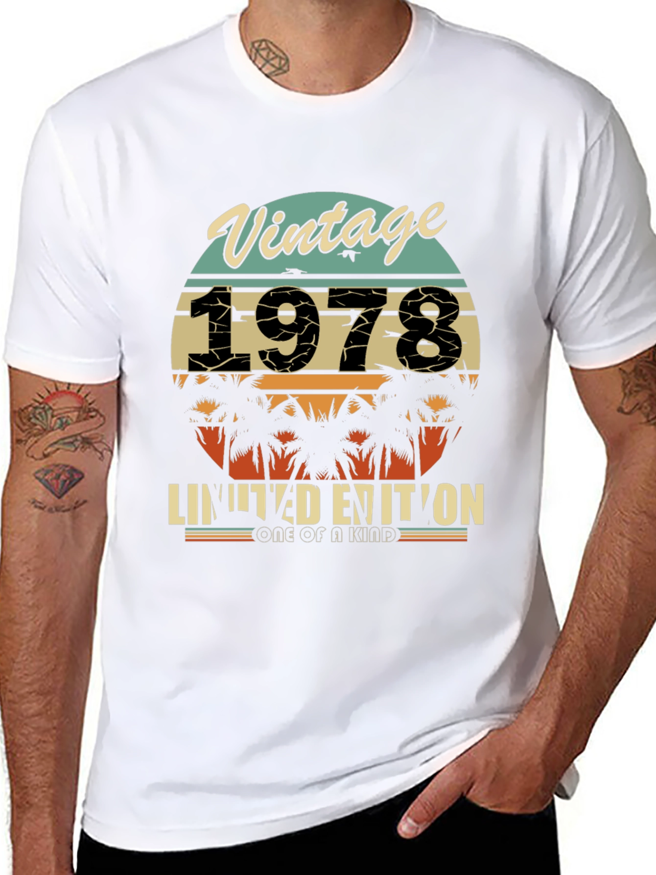 Black Vintage 1978 Limited Edition T-Shirt view 8