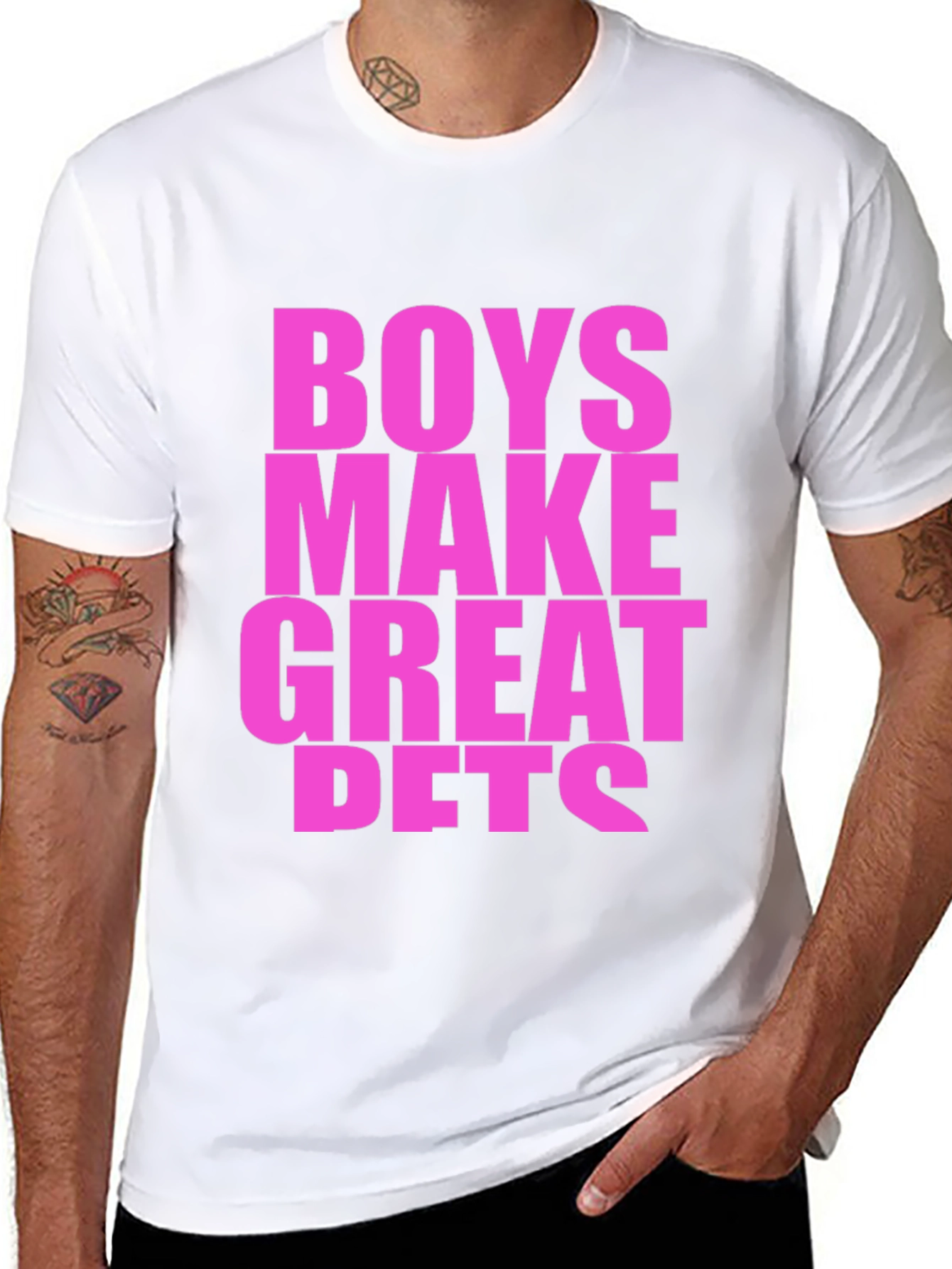 Black Boys Make Great Pets Graphic Tee view 8
