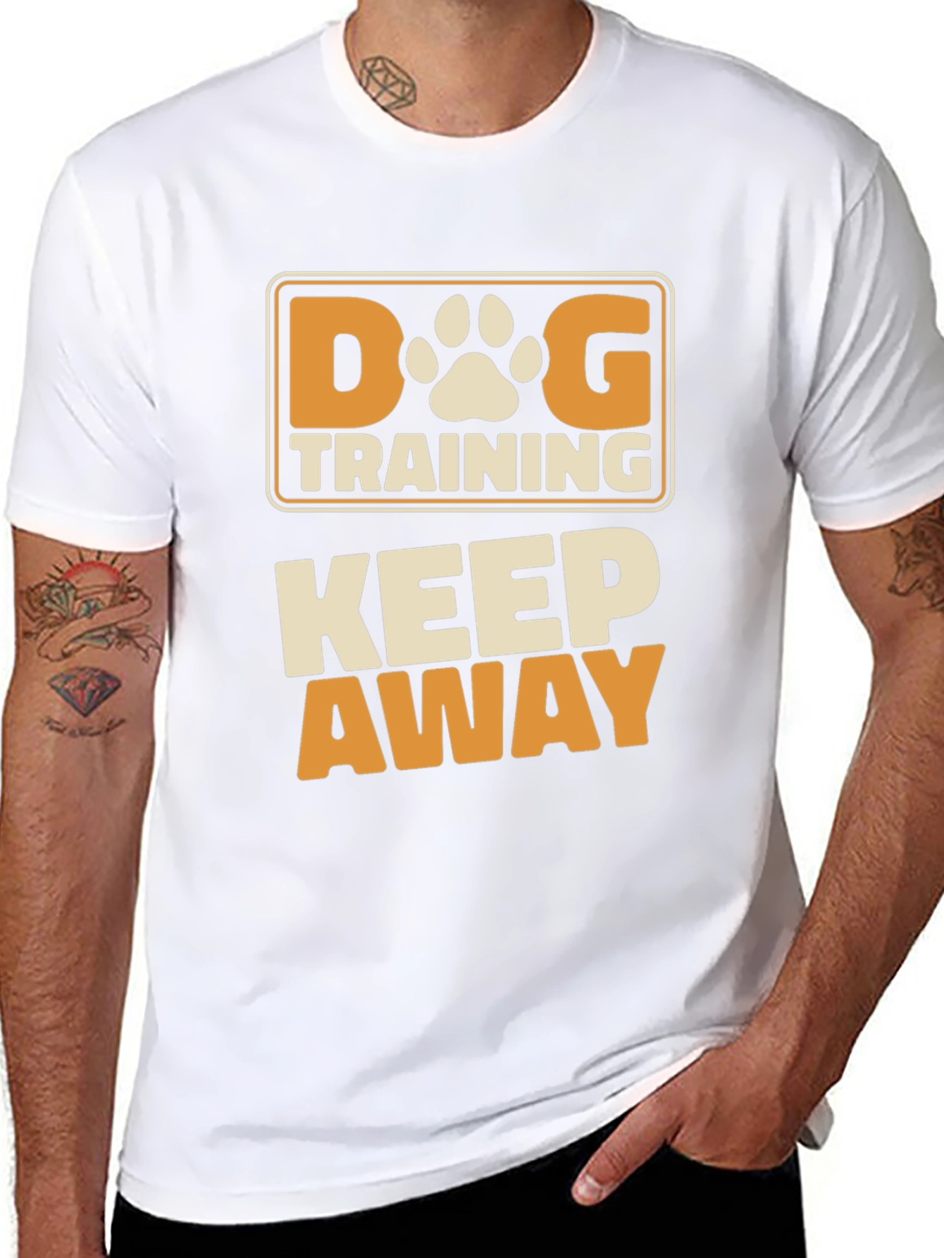 Black Dog Training Keep Away Graphic Tee view 8