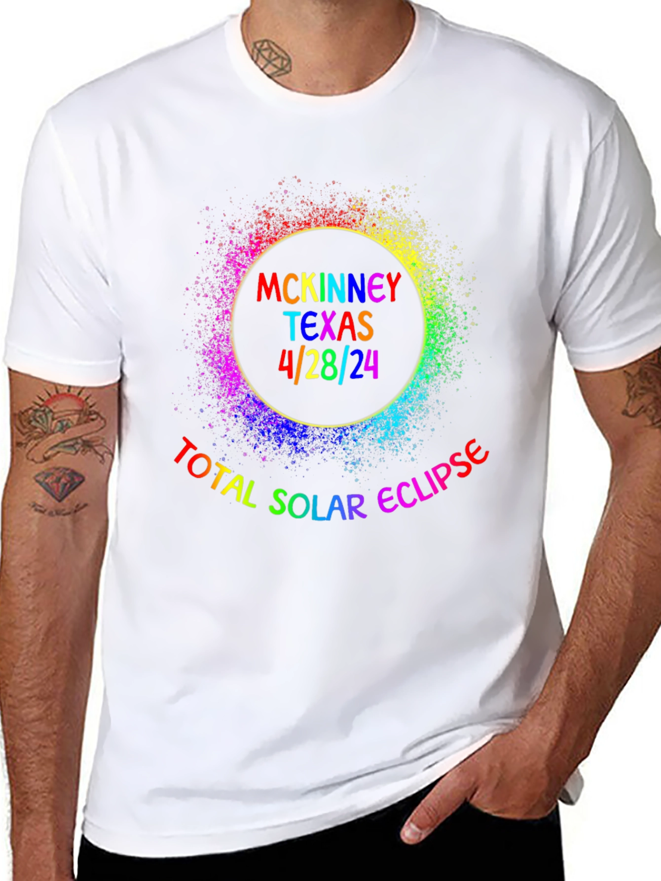 Total Solar Eclipse McKinney Texas T-Shirt - 8