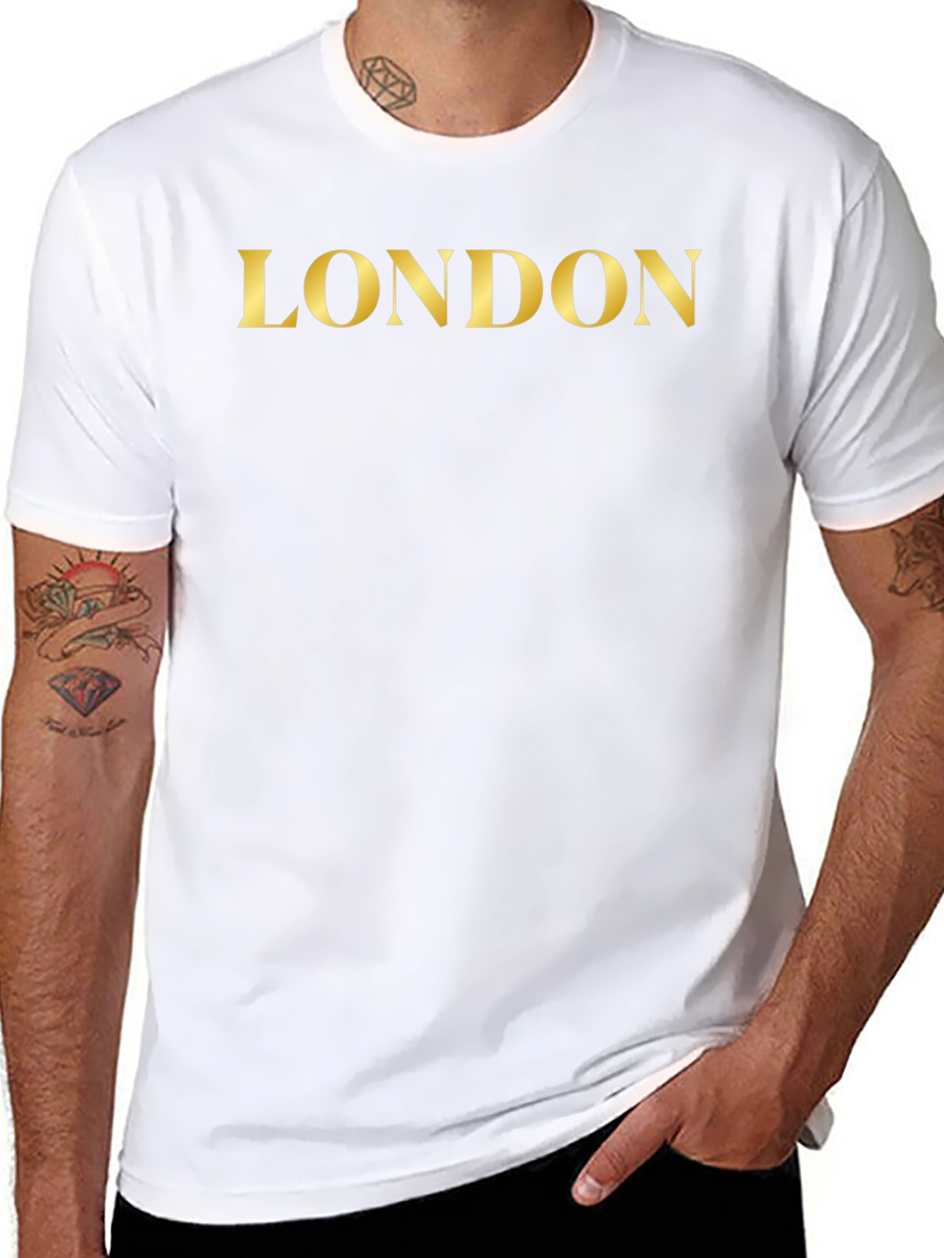 Black London Graphic Tee - Stylish & Comfortable view 8