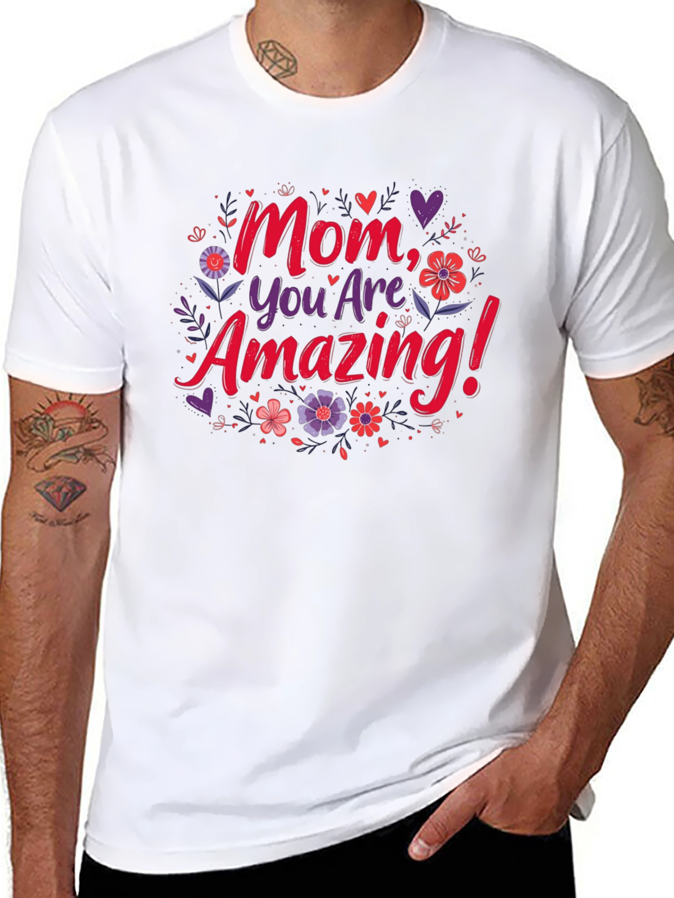 Mom, You Are Amazing! Graphic T-Shirt - 8