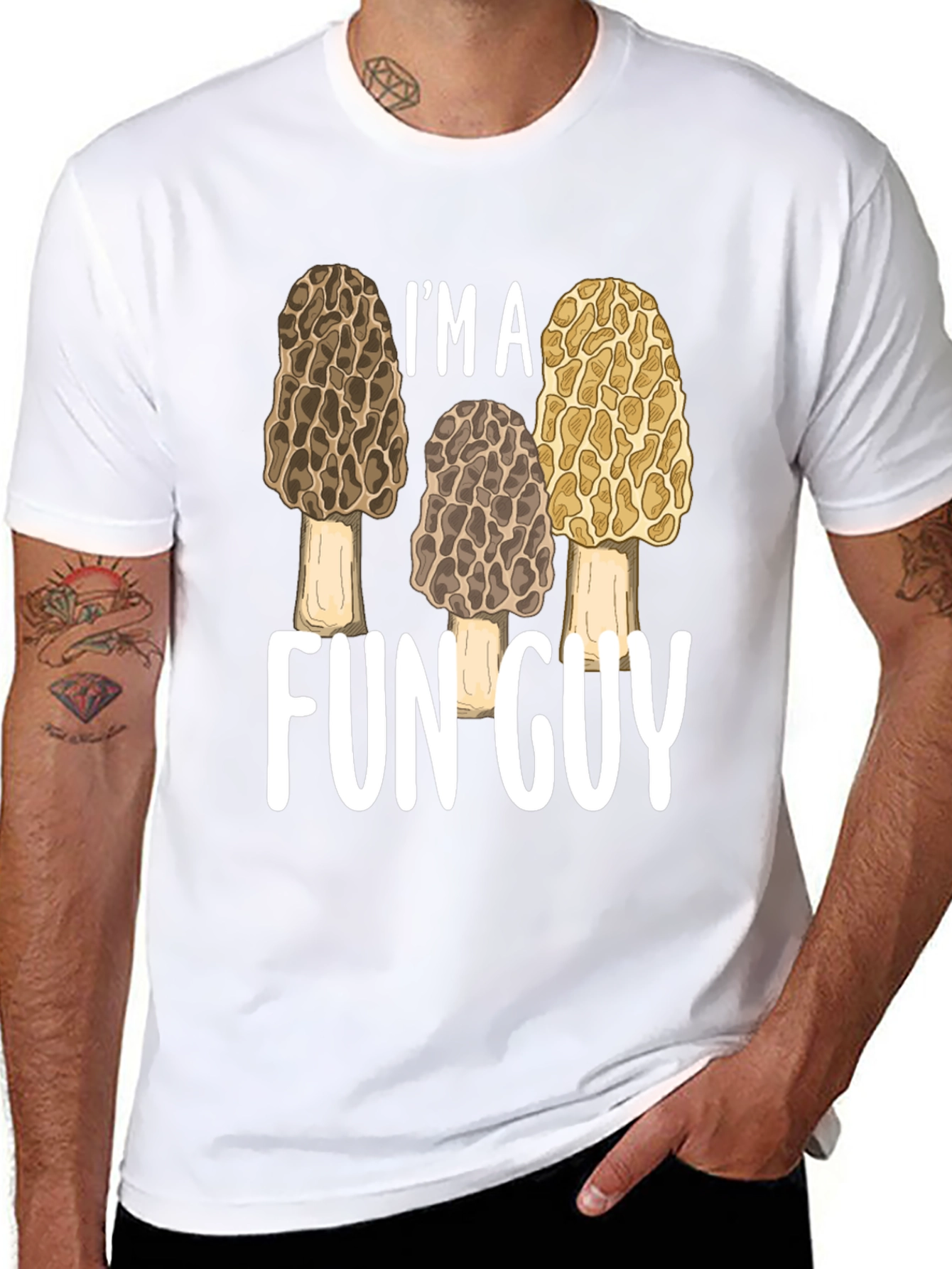 Black Fun Guy Graphic Tee view 8
