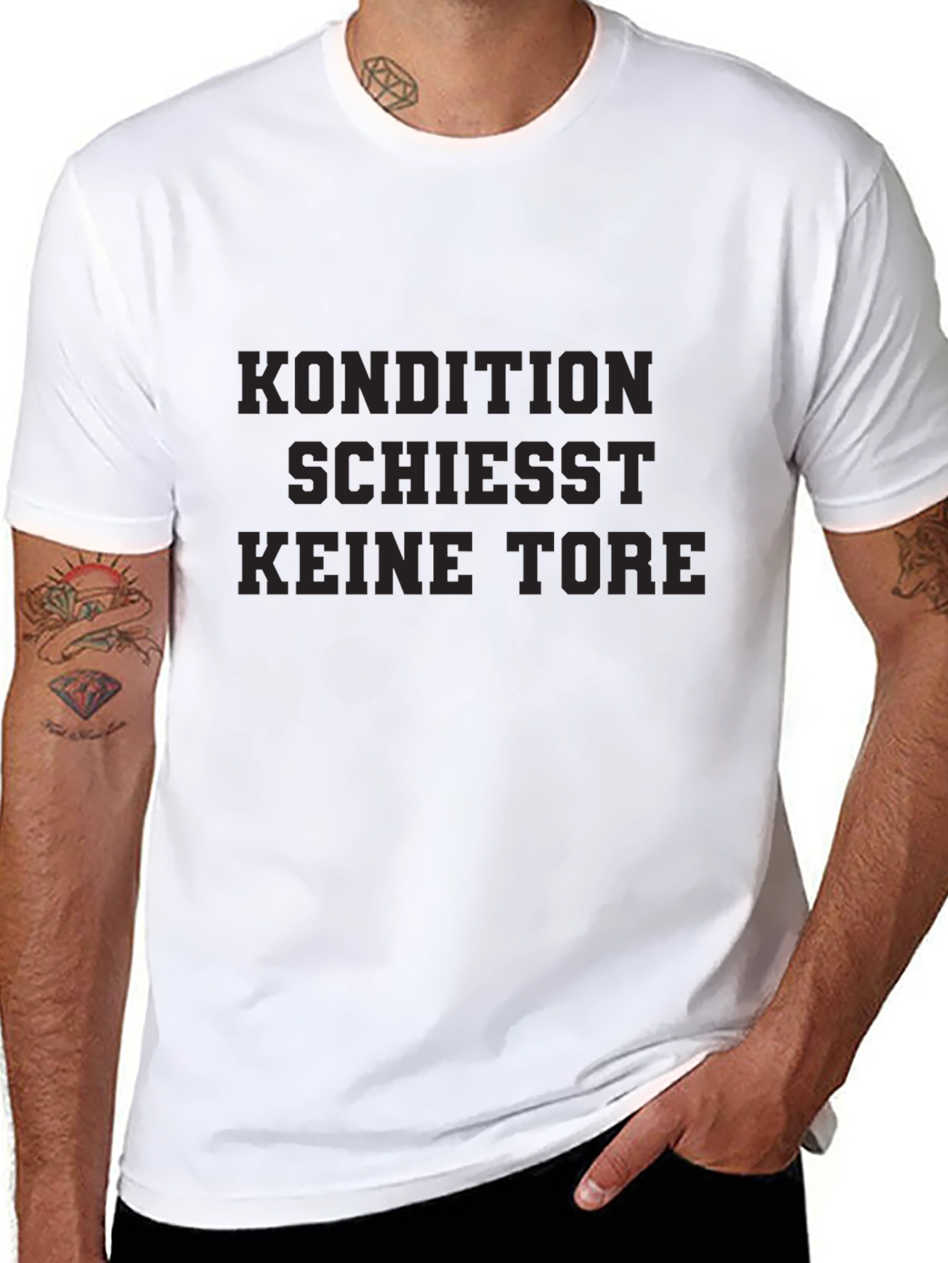 Black Kondition Schiesst Keine Tore Black T-Shirt view 8