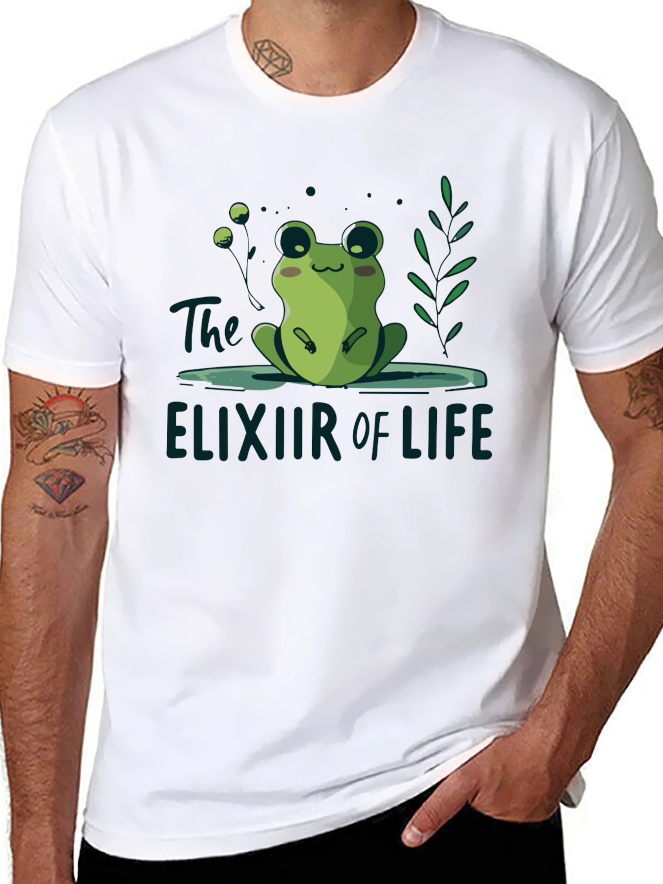 Black Frog Elixir of Life Graphic Tee - Relaxed Fit view 8