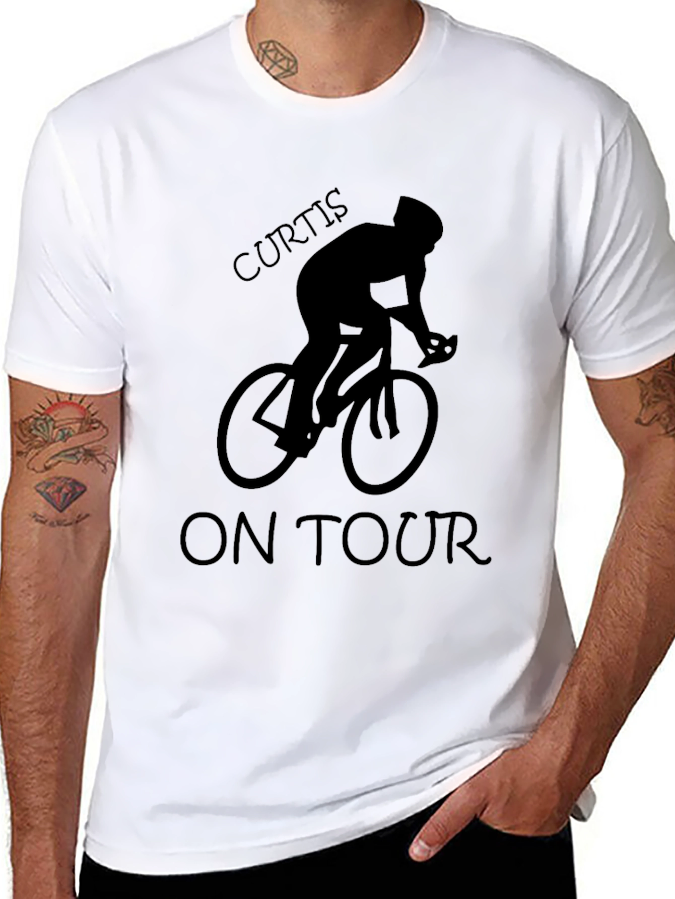 Black Curtis On Tour Graphic Tee view 8